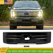 For FORD F-150 F150 2022 2023 2024 2025 Lightning UM Agate Black Grille Assembly picture