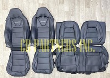 ORIGINAL FORD MUSTANG NEW TAKEOFF RECARO BLACK LEATHER SEAT UPHOLSTERY 2024 2025 picture