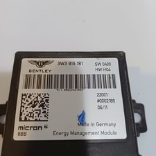 2013-2018 Bentley Flying Spur Energy Management Control Module 3W3915181 picture