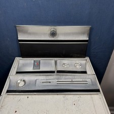 1966 Plymouth Valiant Dash Bezel Trim Lot Lights Wipers Emblem picture