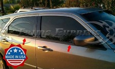fit:2005-2008 Dodge MAGNUM Window Sill Trim Carbon Fiber Black 4Pc picture