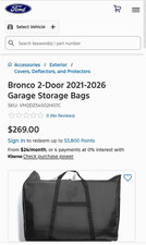 Ford Bronco Door Bags  (Two Door) 2021-2026 picture