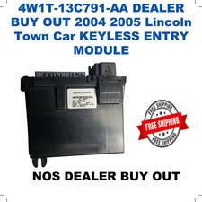 4W1T-13C791-AA DEALER BUYOUT 04 05 Lincoln Town Car KEYLESS ENTRY MODULE w CODE picture