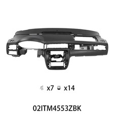 Dash Instrument Panel Black Fit For 2007-2014 Chevy GMC Tahoe Yukon Avalanche picture