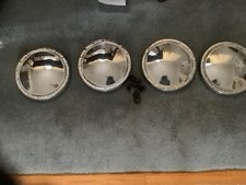 Four 1947 thru 1950 STUDEBAKER CHAMPION 1 HUBCAP WHEEL COVER CENTER CAP VINTAGE picture