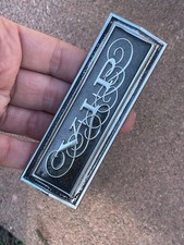 1966 Mopar Chrysler Valiant VIP Emblem Script Trunk Badge Emblem 2582190 2579599 picture