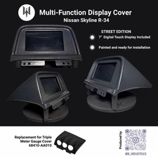 Nissan Skyline R34 GTT GTR MFD Cover Bezel – STREET EDITION + Touch Display picture