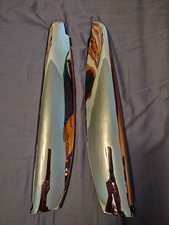 1946 1947 Hudson LEFT & RIGHT FRONT HOOD LIP BARS Pickup Super Six Commodore  picture