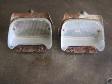 73 74 OLDSMOBILE OMEGA FRONT TURN SIGNALS OEM LEFT RIGHT PAIR W/ NICE LENSES picture