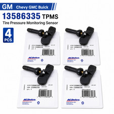 4X GM Chevy GMC Buick Genuine 13586335 TPMS Tire Pressure Monitoring Sensor picture