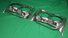 1962 Chevy Impala Belair Biscayne Headlight Bezels Buckets Trim Molding Eyebrows picture
