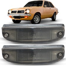 Front Turn Signal LENSES Lens Set Pair DARK Chevrolet Chevette 1973-1982 Kadett picture
