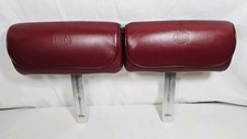 Lincoln Continental MARK CROSS Red Leather Headrests picture