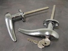 1932 Ford 3 Window 1933 1934 Car Outside LOCKING Door Handles 32 MATCHING LOCKS picture
