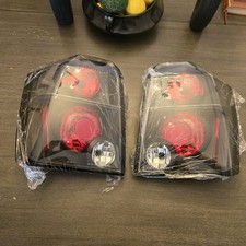 Black Fits 2007-2012 Dodge Caliber R/T SE SXT SRT4 Tail Lights Brake Lamps Pair picture