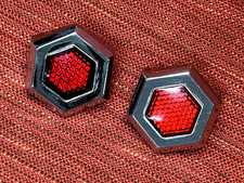 NOS 1956 Packard tail light reflectors #CB25262, Caribbean, Patrician, 400 picture