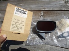 AMC NOS Right Hand Mirror Kit for Gremlin Hornet Spirit painted head in prime picture