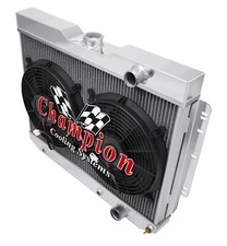 ER Champion 2 Row Radiator W/ 2 12