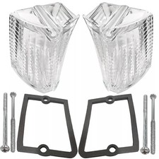 1969~1970 Mercury Cougar Backup Light Lens w/Gasket Pair Right &Left L3830 picture