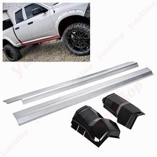 Fit 09-18 Dodge Ram Slip-on Rocker Panels + Cab Corner Extended Cab & Quad Cab picture