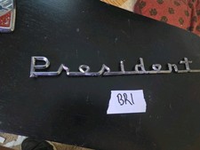 VINTAGE STUDEBAKER PRESIDENT EMBLEM SCRIPT DISPLAY PIECE OEM picture