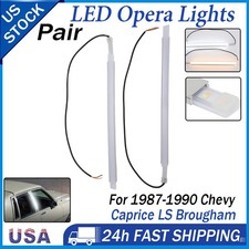White Led Opera Light PAIR For Chevrolet Caprice LS Brougham 1987 1988 1989 1990 picture