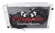 ER Champion 3 Row Radiator W/ 2 12
