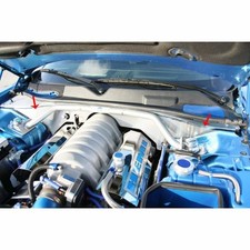 Brushed Stainless Firewall w/Chrome Cap Cover for 2008-11 Dodge Challenger SRT8 picture