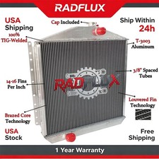 M/T Aluminum Radiator Fits 5.3L V8 Oldsmobile Super 88 1954-1956 1955 #CC54OL picture