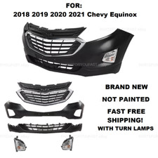 For 2018-2021 Chevrolet Chevy Equinox Front Bumper Upper Lower Grill Fog Lights picture