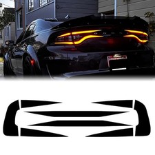 For Dodge Charger 2015-2023 Rear Tail Light Blackout Vinyl Overlay Decal Cover picture