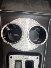 70-81 Pontiac Trans Am Firebird, Camaro Silver Turned Acrylic Drink Bezel picture
