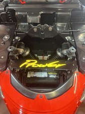 97-02 Plymouth/ Chrysler Prowler Engine Bay Badge. Black/ Yellow Parts picture