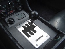 DeLorean Stainless Gated Shifter Plate Kit       Replaces Shift Boot on DMC-12 picture