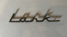1959-1961 Studebaker Lark Front Fender Rear Panel Script Emblem Badge OEM 133223 picture
