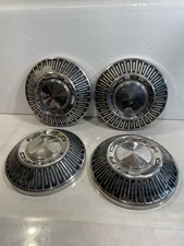 Vintage 1960s Ford Galaxie Or Fairlane Dog Dish Hubcaps picture