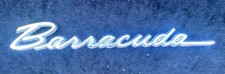 1968 Plymouth Barracuda Cuda Fender Script Emblem 2786559 2898938 OEM Mopar picture