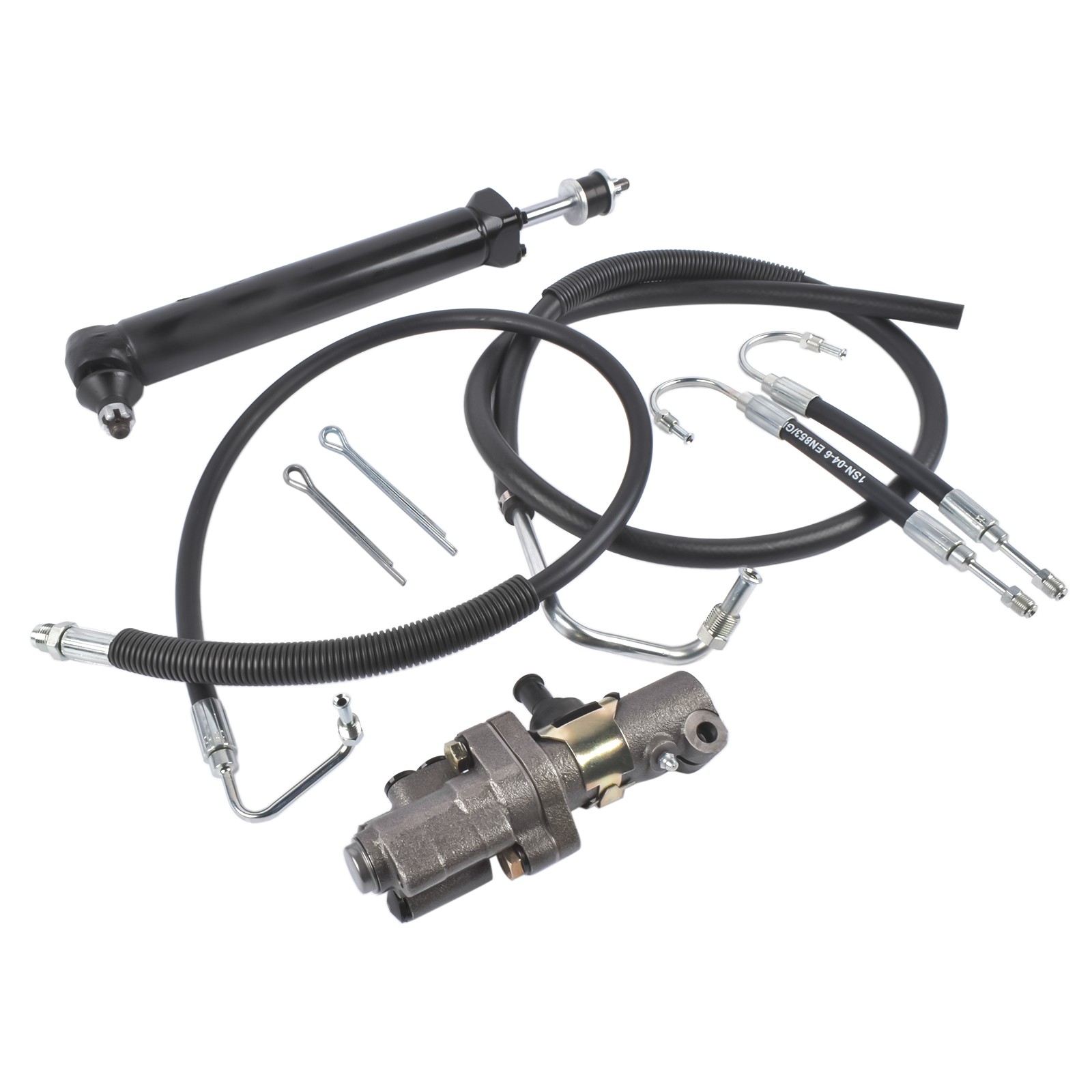 Power Steering Cylinder Valve Hose Set for Chevy Impala Bel Air 3.8L 4.6L 60-64