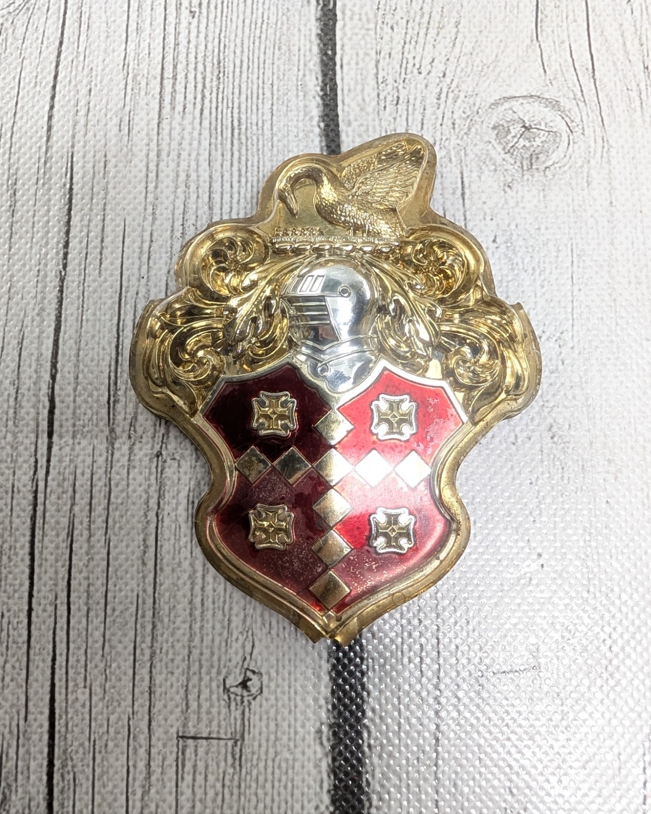 1953 Packard Caribbean, Clipper Deluxe, Mayfair Emblem Crest Badge OEM