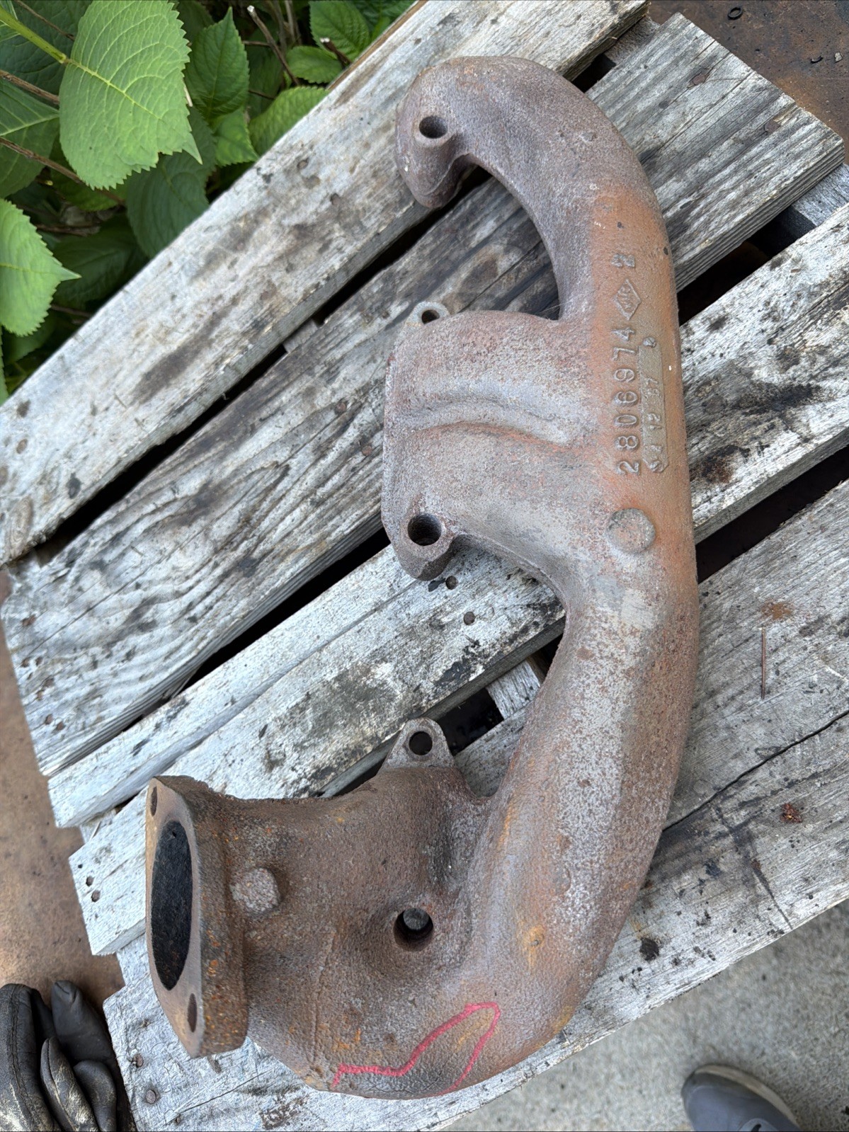 1967 OEM Original Plymouth GTX HP Exhaust Manifold LH 2806974