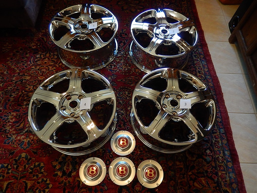 Bentley AZURE 2006 -2010 4 Chrome Wheels 18
