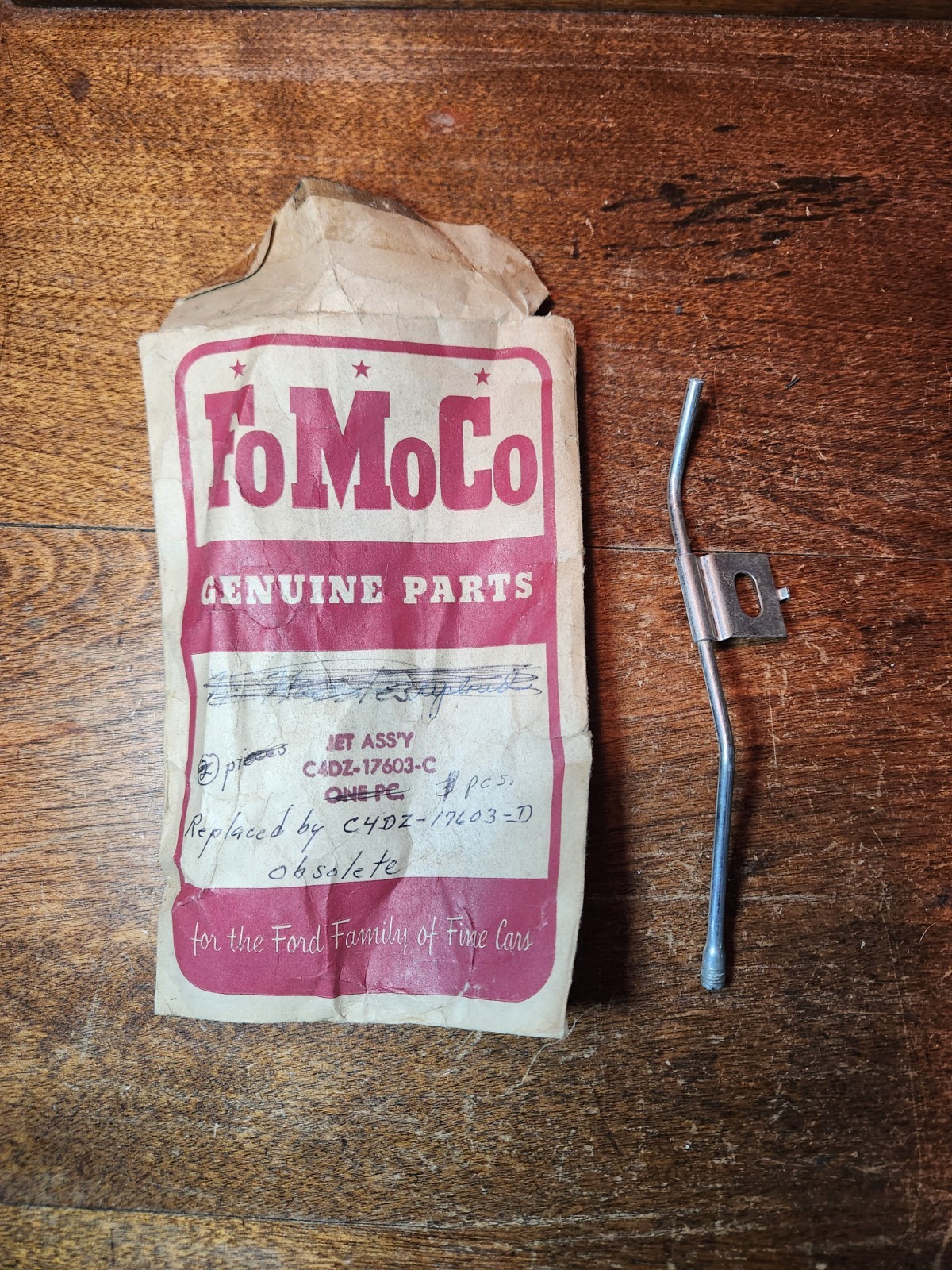 NOS 1964 FORD FALCON WINDSHIELD WASHER NOZZLE RANCHERO FUTURA SPRINT C4DZ-17603C