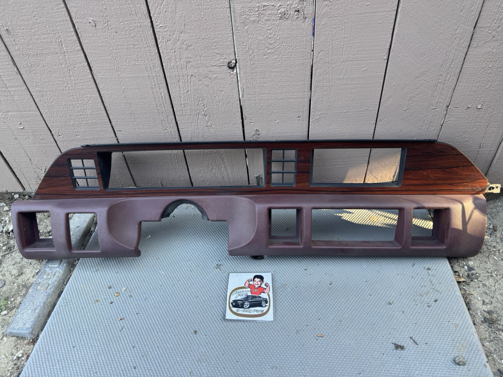 1991-1992-1993 Chevrolet Caprice Sedan Dash Radio Bezel Trim RED