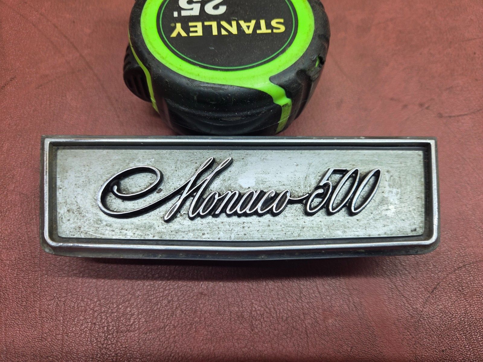 1968 DODGE MONACO 500 EMBLEM Interior Badge Logo OEM Mopar 2787838