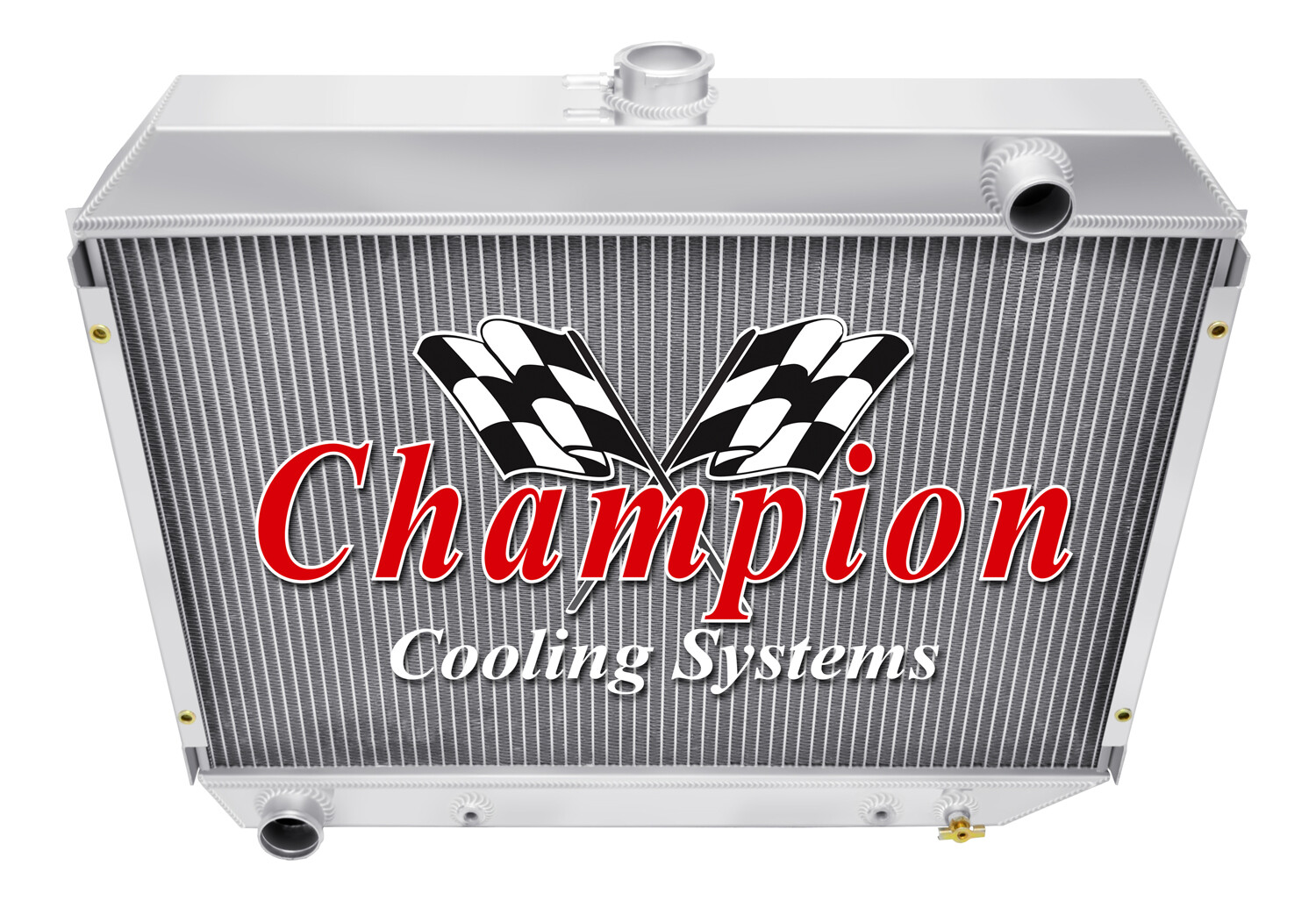 4 Row QR Champion Radiator for 1968 - 1973 Plymouth Roadrunner Big Block Engine