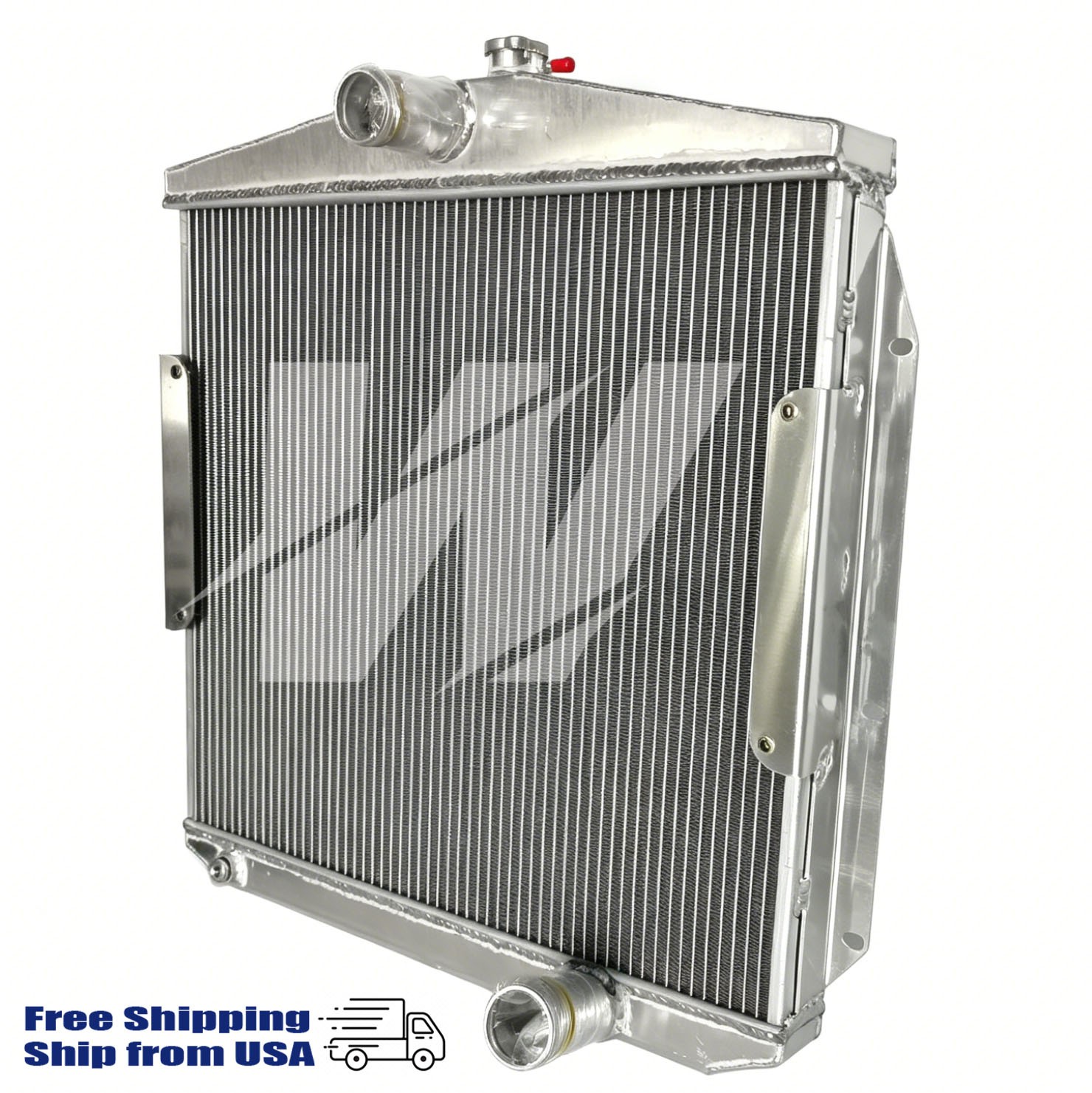 CC55PO Aluminum Radiator for 1955 1956 Pontiac Catalina Star Chief 4.7L 5.2L V8
