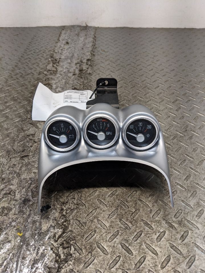 2003-2006 Chevrolet SSR Console Mounted Gauge Panel- Satin Silver  Floor 1203353