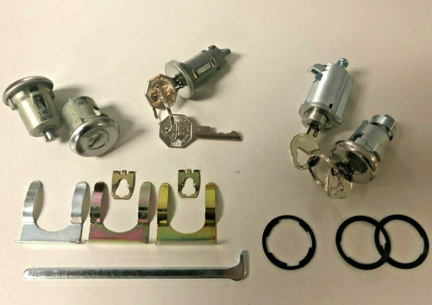 Complete OE Style lock Set- Original GM keys 1967 Buick Skylark & Special