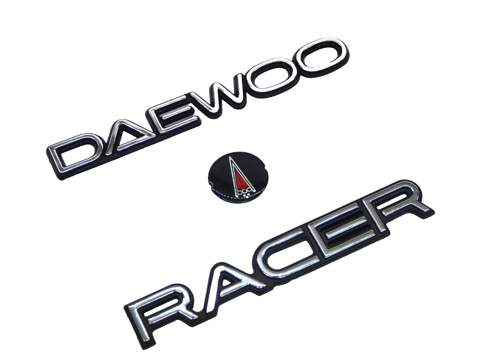 DAEWOO  Lemans And Racer Emblem Set  with Grill Logo Set Of 3 Piece