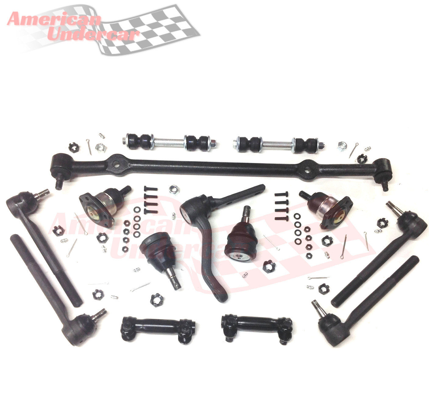 1974 - 1976 Chevrolet Caprice Ball Joint Tie Rod Idler Arm Center Link Kit